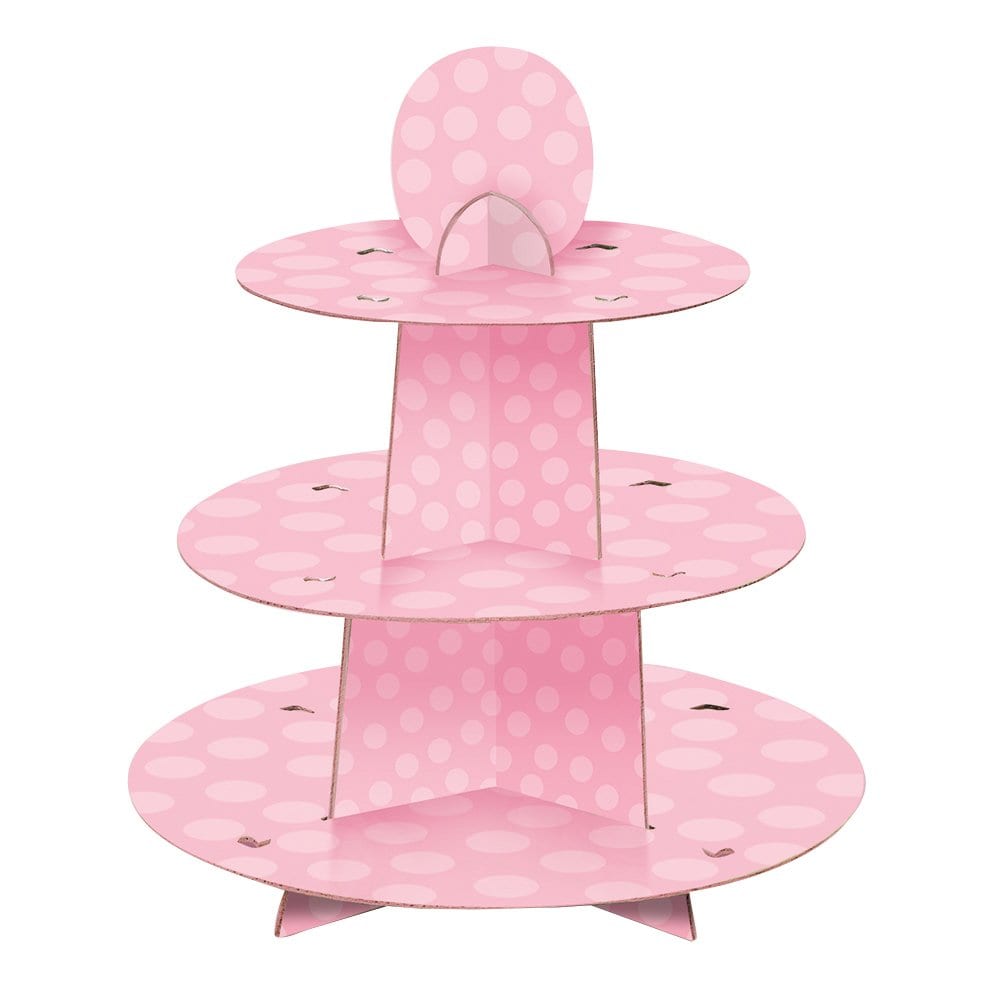 CUPCAKE STAND Pink DOTS - Billede 2