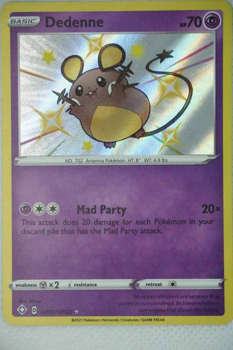 Dedenne SV51/SV122 Shiny Rare - Billede 2