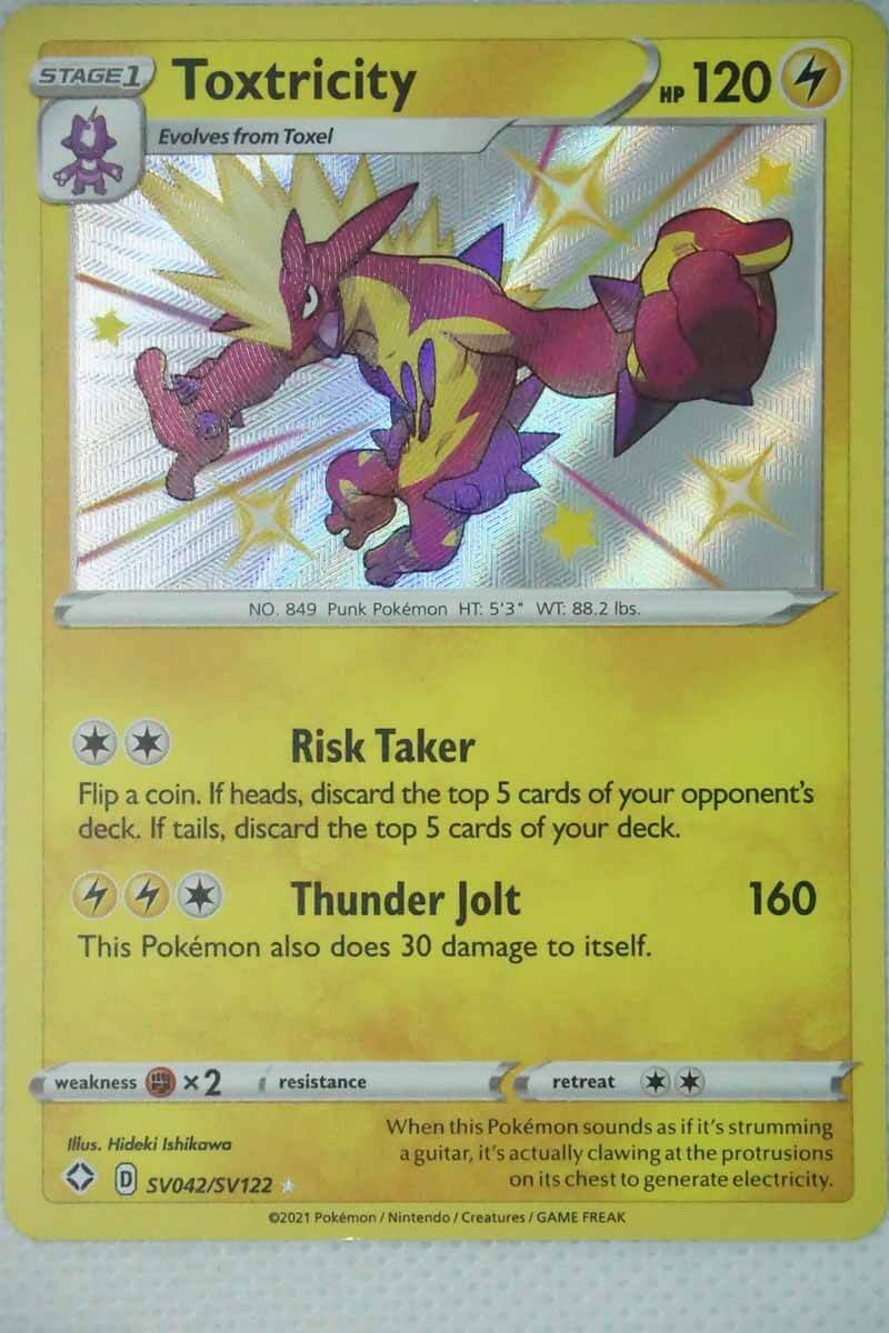 Toxtricity SV042/SV122 Shiny Rare - Billede 2