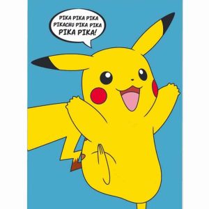 Pokemon Strandhåndklæde med Pikachu