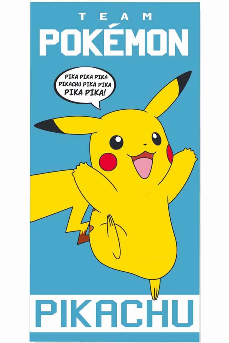 Pokemon Strandhåndklæde med Pikachu - Billede 2