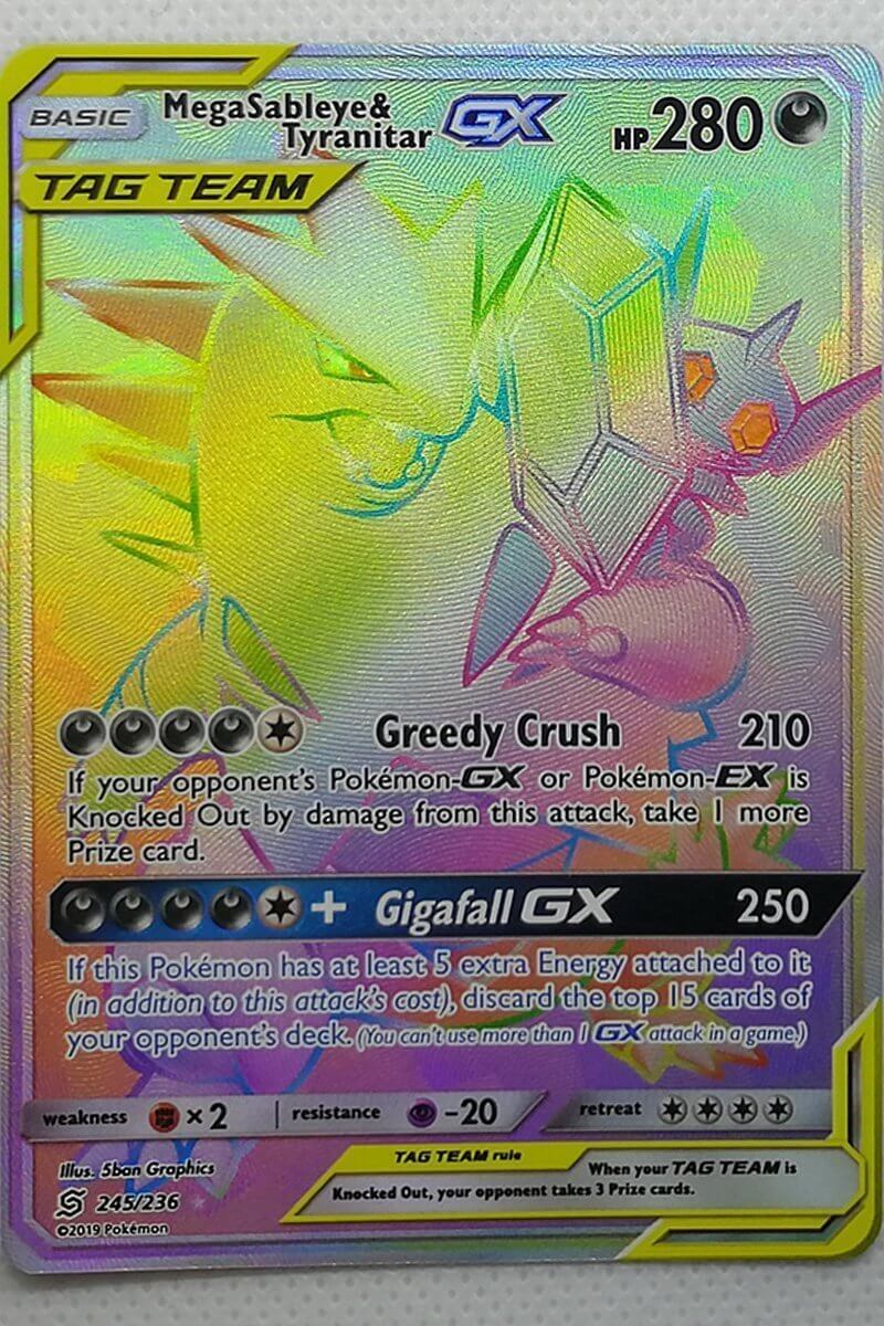 Mega Sableye & Tyranitar GX 245/236 Hyper Rare - Billede 2