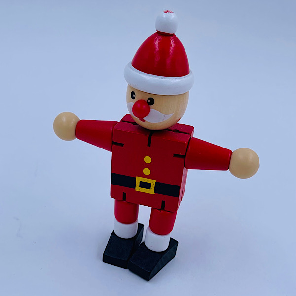 Flexi Julefigur – Træ – Juleleg – Trælegetøj - Billede 4