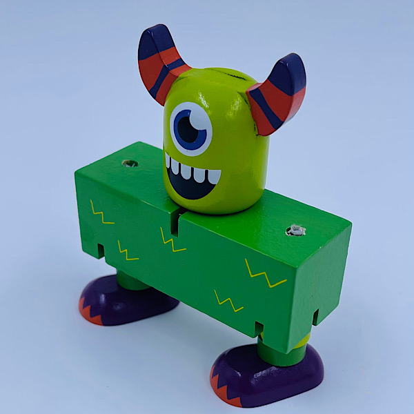 Flexi Monster – Træmonster – bevægelig – Træ - Billede 8