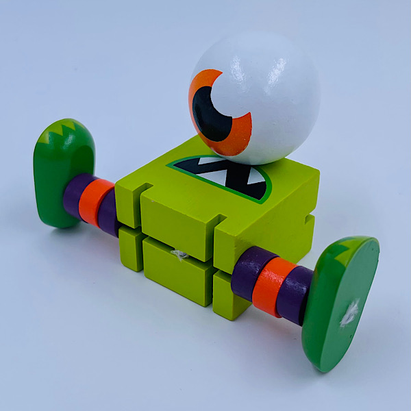 Flexi Monster – Træmonster – bevægelig – Træ - Billede 7