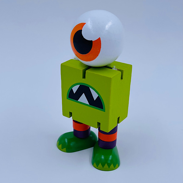 Flexi Monster – Træmonster – bevægelig – Træ - Billede 6