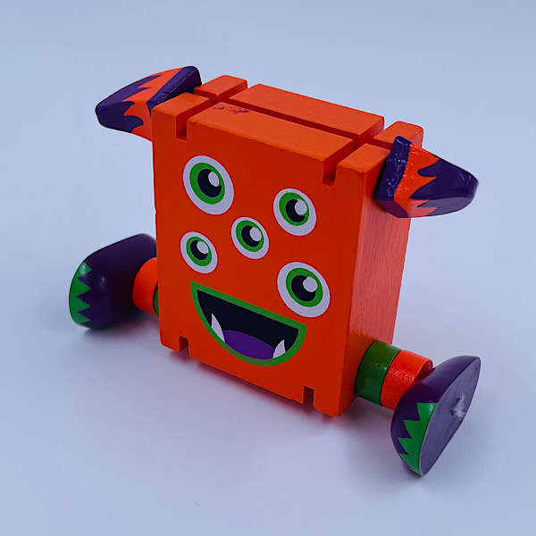 Flexi Monster – Træmonster – bevægelig – Træ - Billede 5