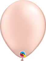 Latex Pearl Peach med helium - Billede 2