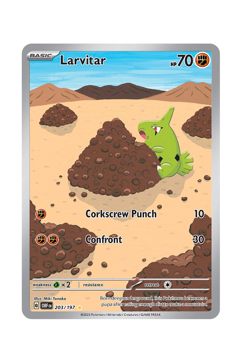 Larvitar 203/197 Full Art