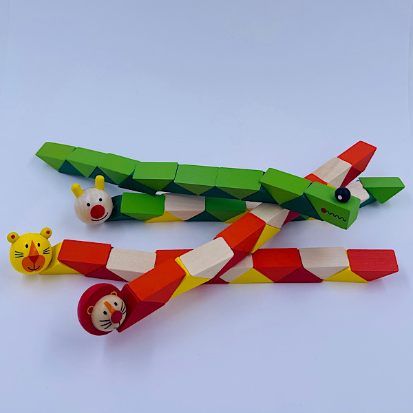Twisty Wooden Animals – Sjov træfigur at fidge med - Billede 3